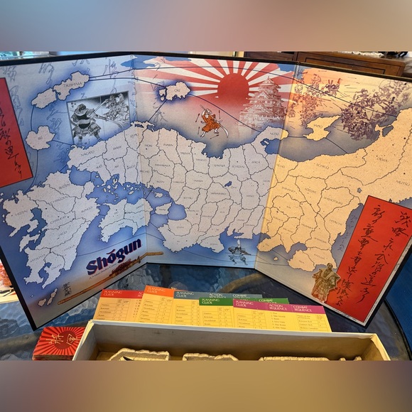 Vintage 1986 Milton Bradley Gamemaster Series SHOGUN Board Game 100% COMPLETE - Picture 7 of 7